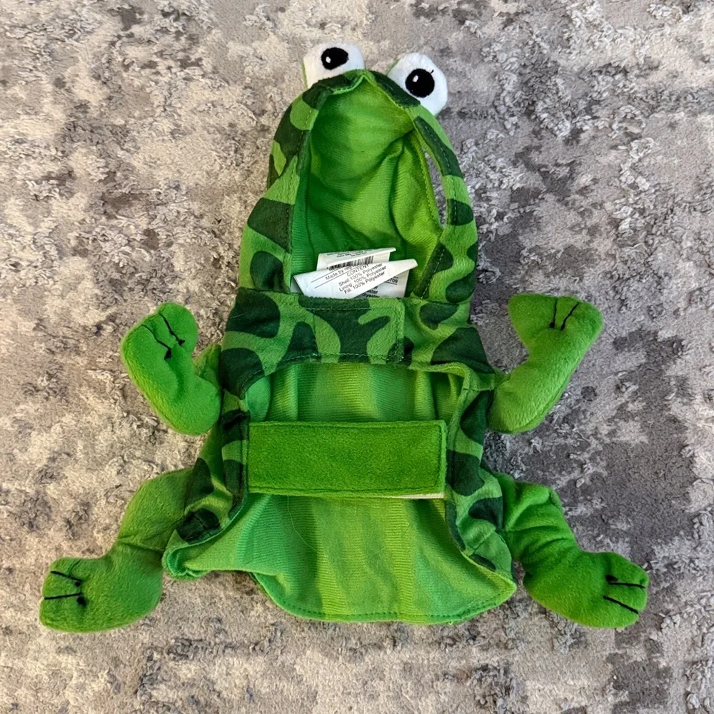 Top Paw Green Frog (XS Dog halloween Costume)